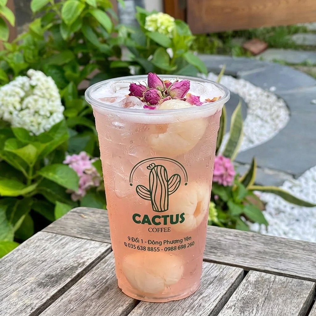 Trà Vải Hoa Hồng