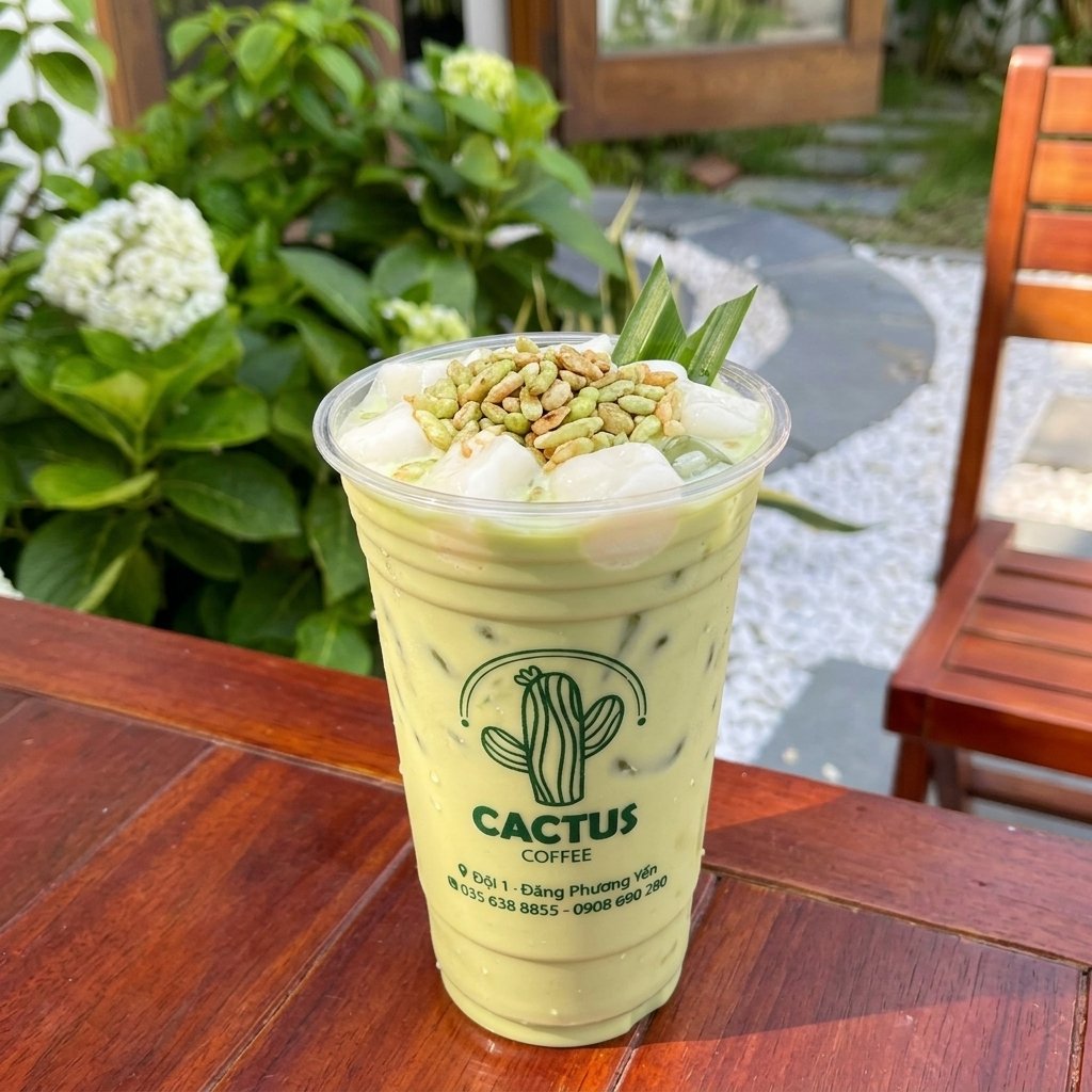 Trà Sữa Mochi Cốm