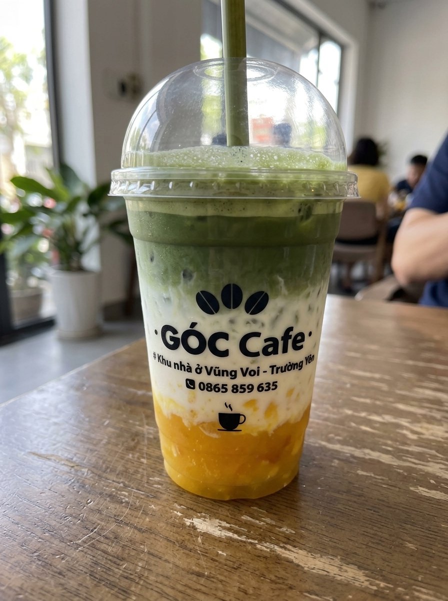 Matcha latte xoài