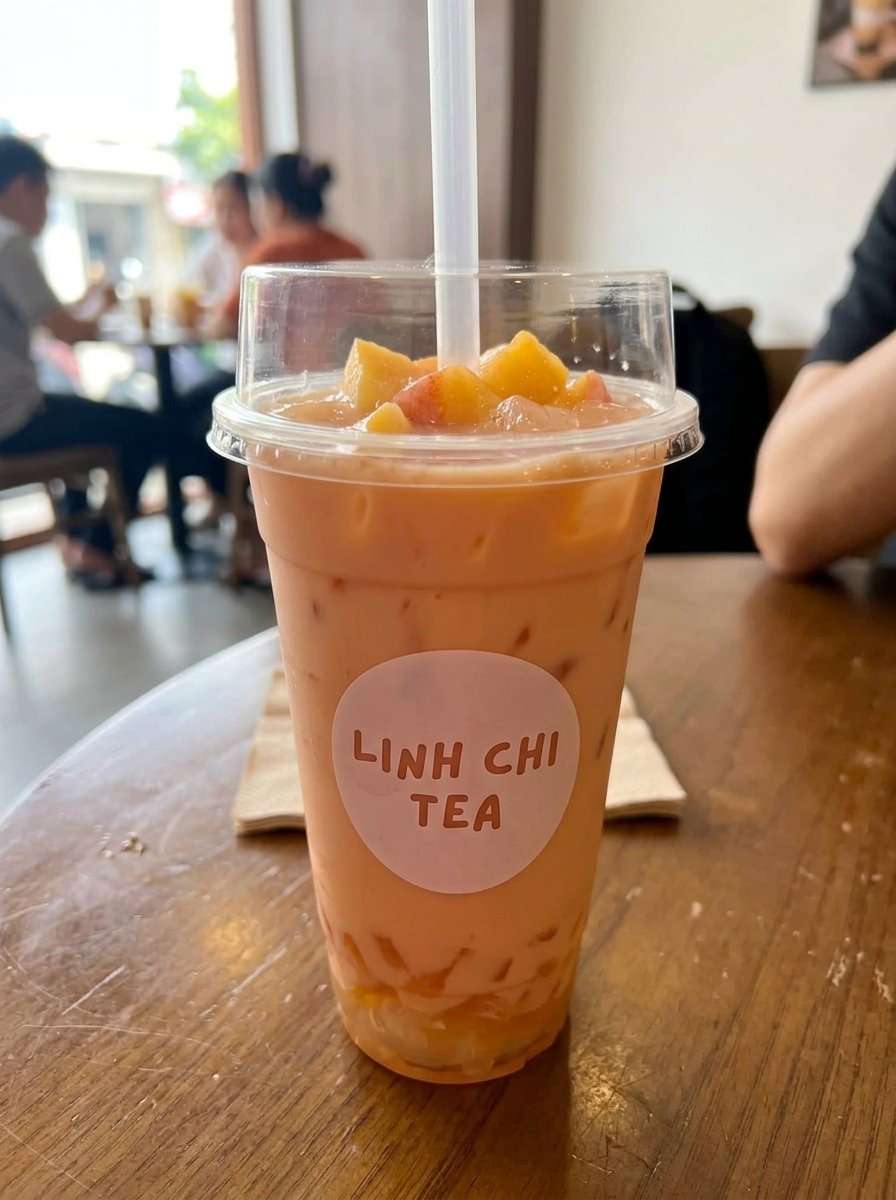 Đào sữa thạch dẻo