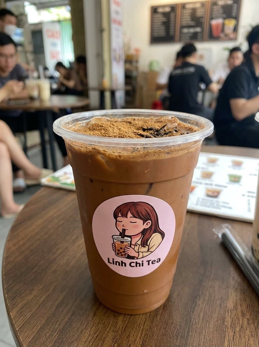 Hồng trà sữa nướng