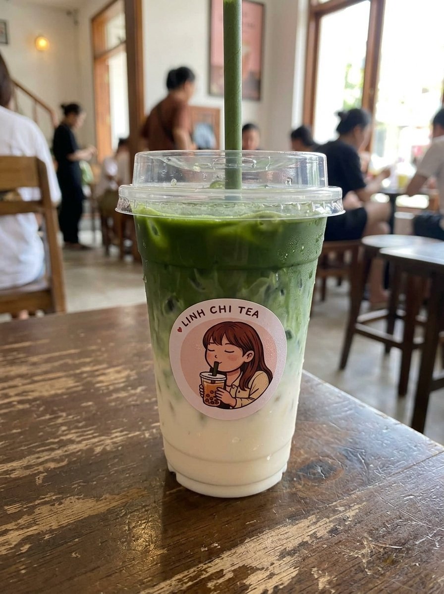 Matcha sữa dừa