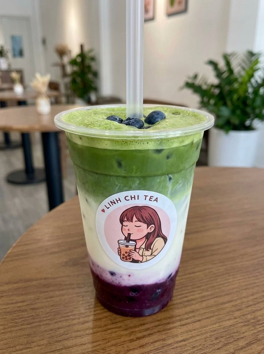 Matcha việt quất