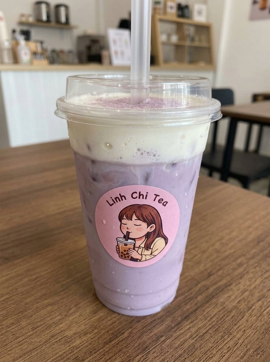 Trà sữa khoai môn kem cheese