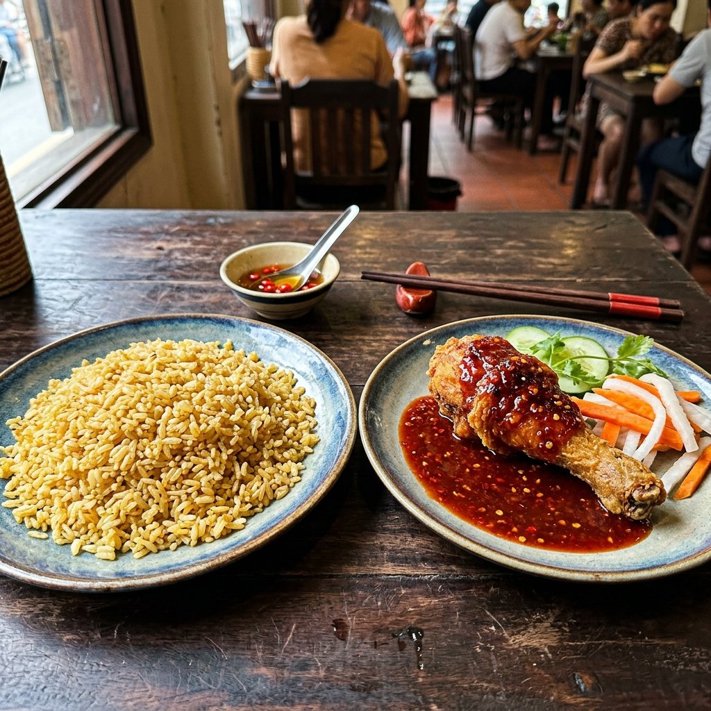 Cơm Rang Đùi Gà