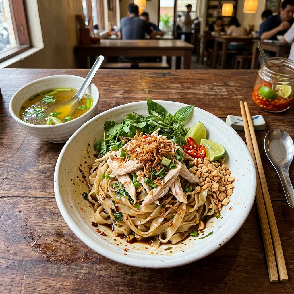 Phở Trộn Gà
