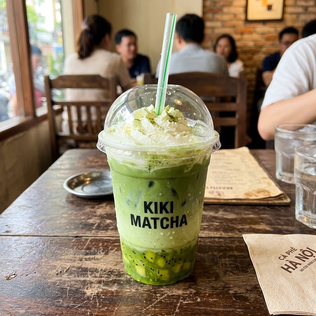 Matchalatte kiwi kem