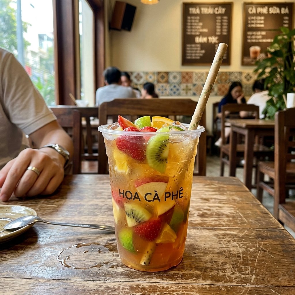 Trà hoa quả tươi
