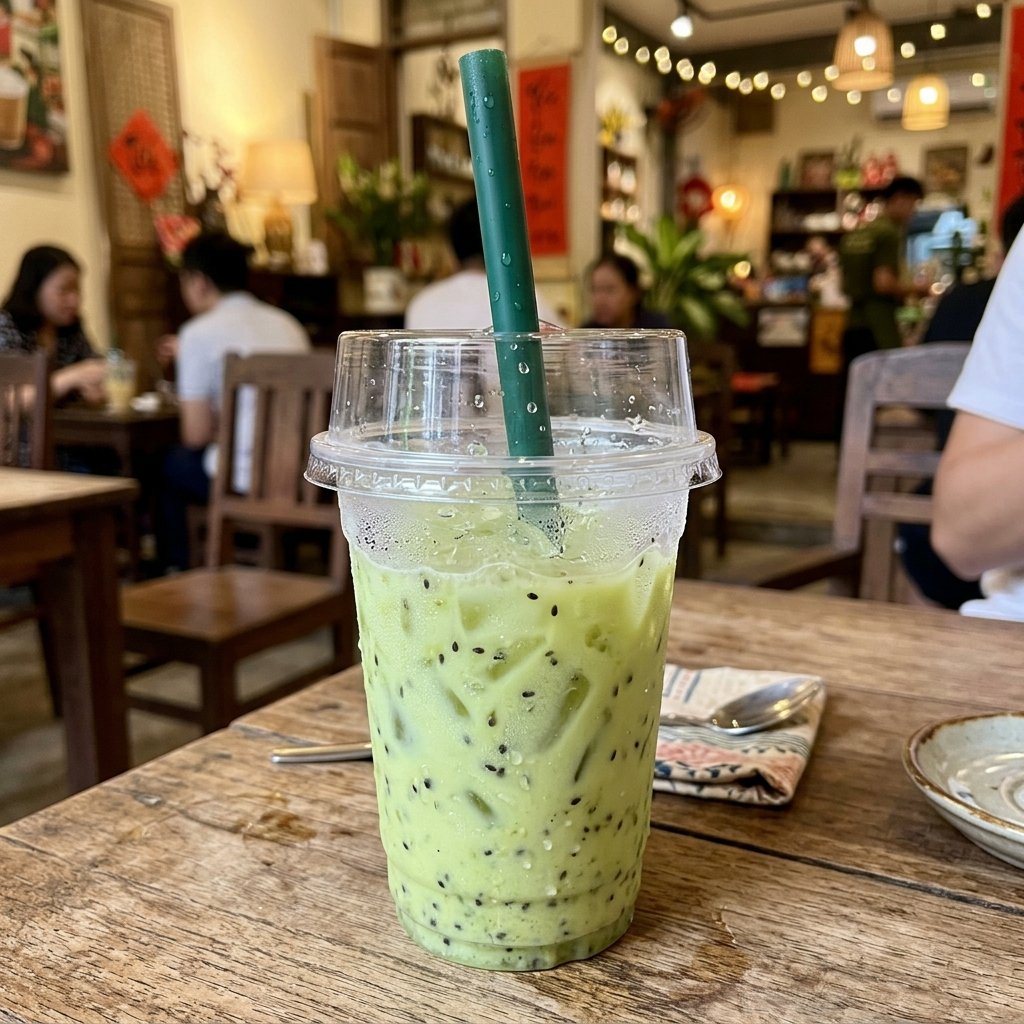 Trà sữa kiwi