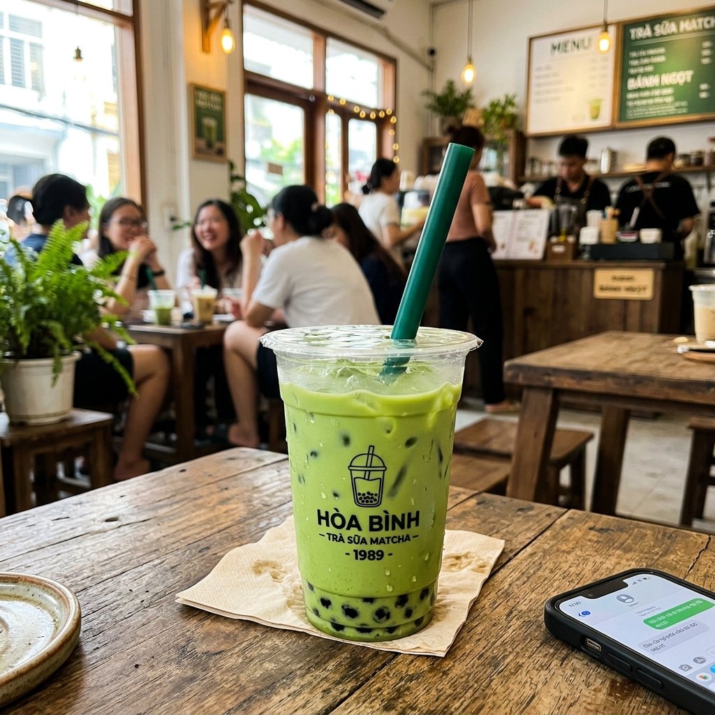Trà sữa matcha