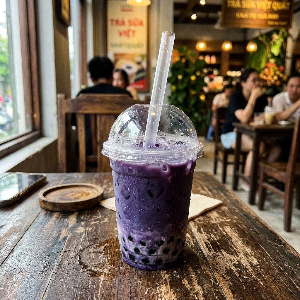 Trà sữa việt quất