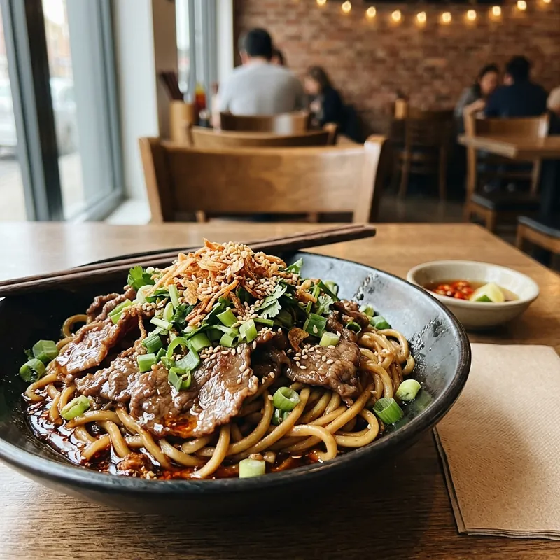 Mỳ trộn bò