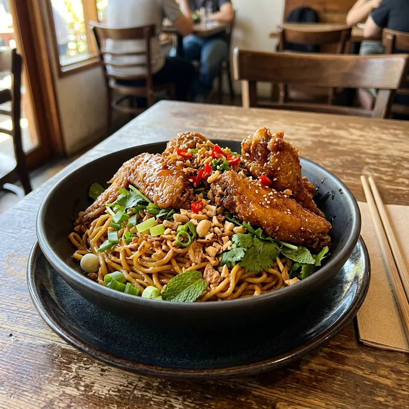 Mỳ trộn cánh gà