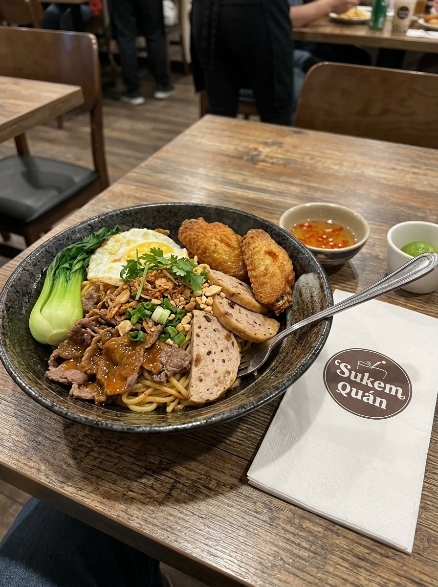 Mỳ trộn thập cẩm