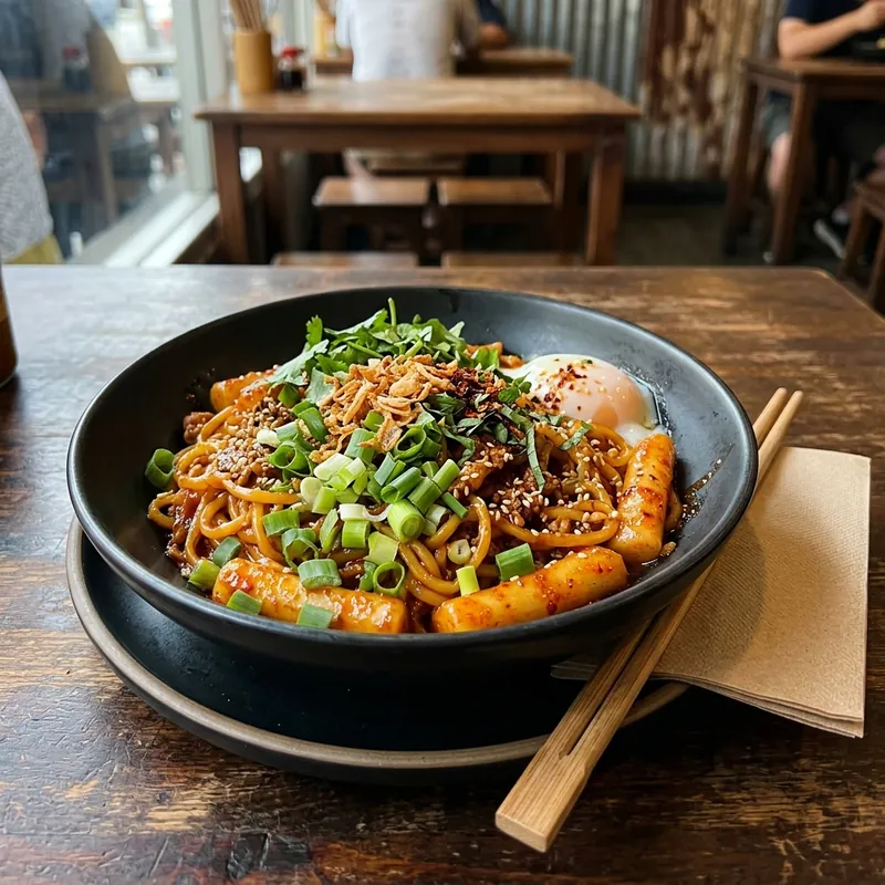 Mỳ trộn tokbokki