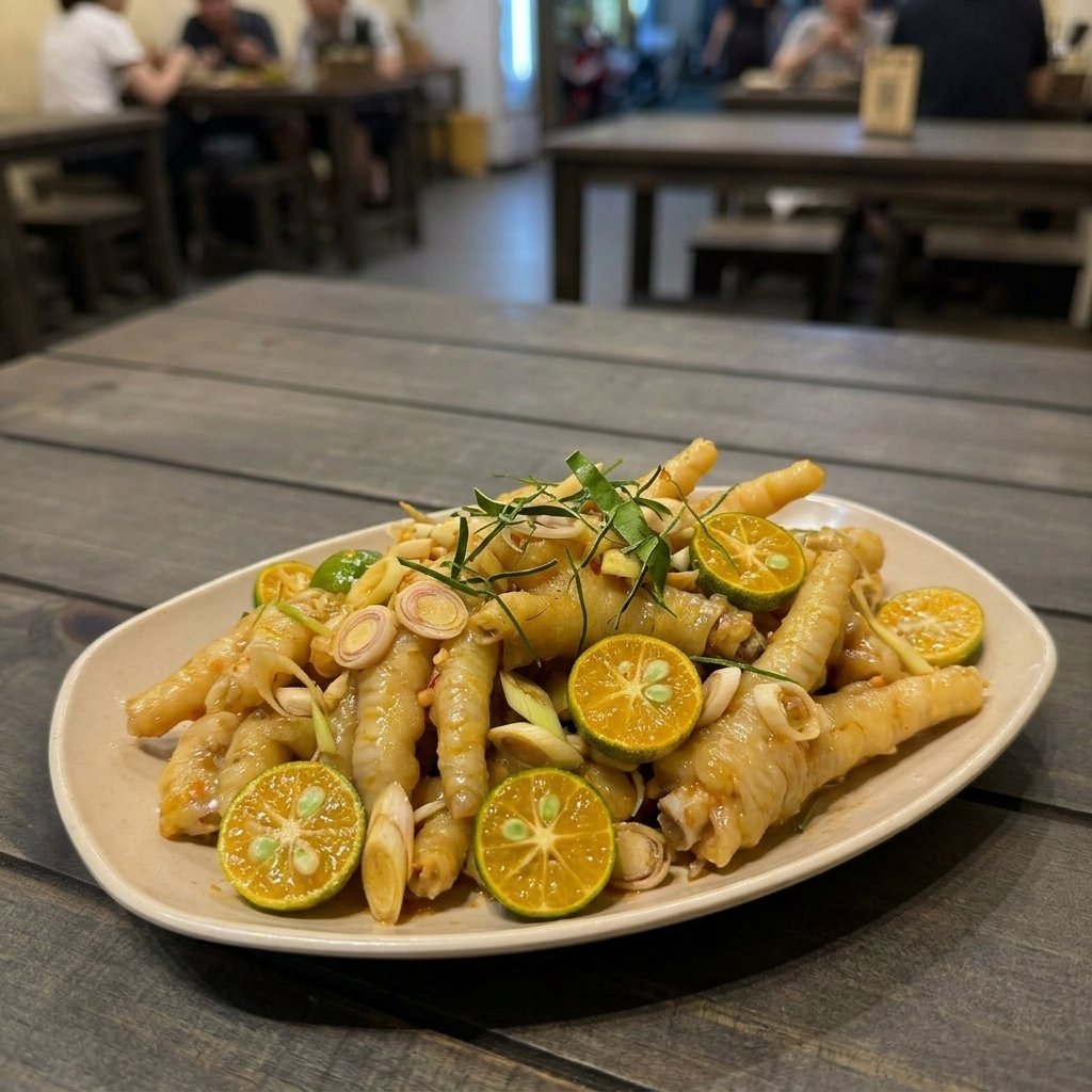 Chân gà xả tắc