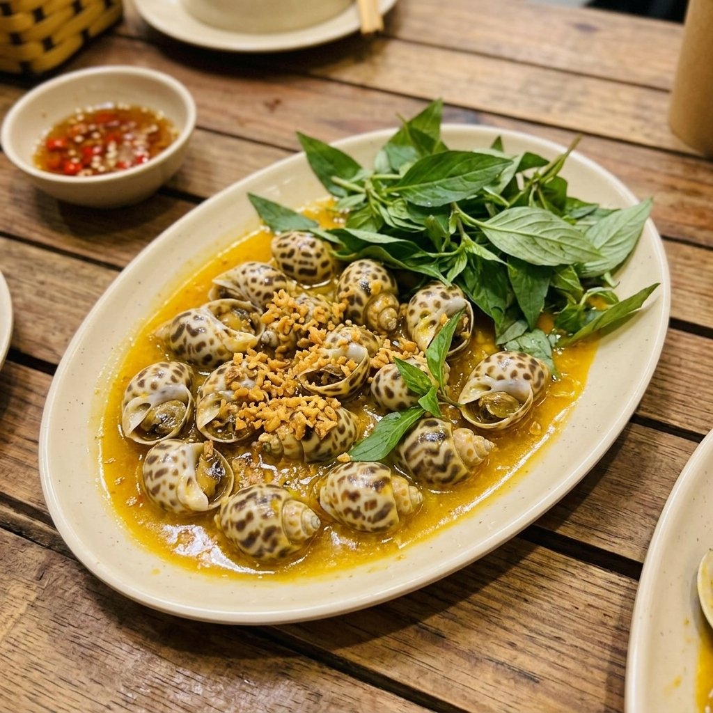 Ốc hương sốt bơ tỏi