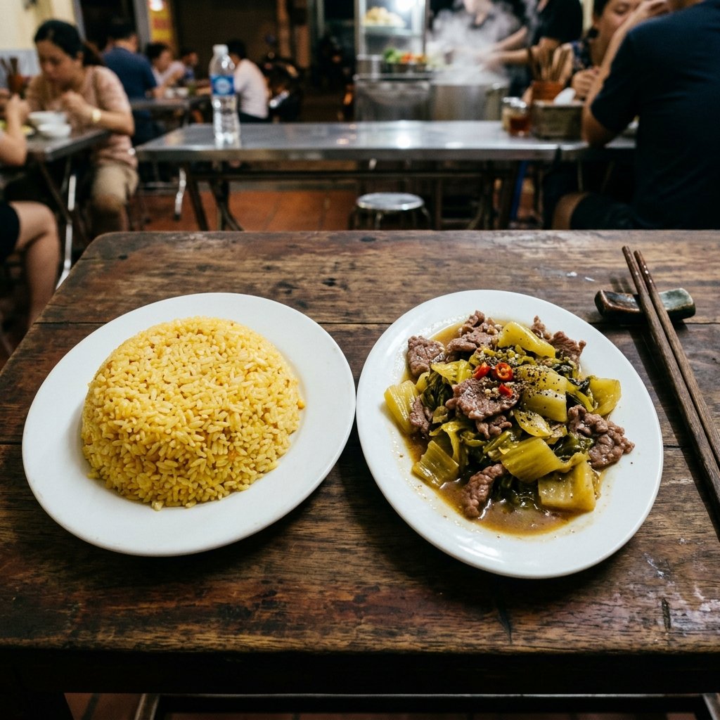 Cơm rang dưa bò