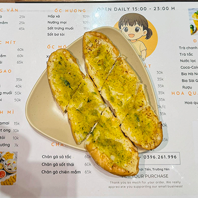 Bánh mì nướng bơ tỏi